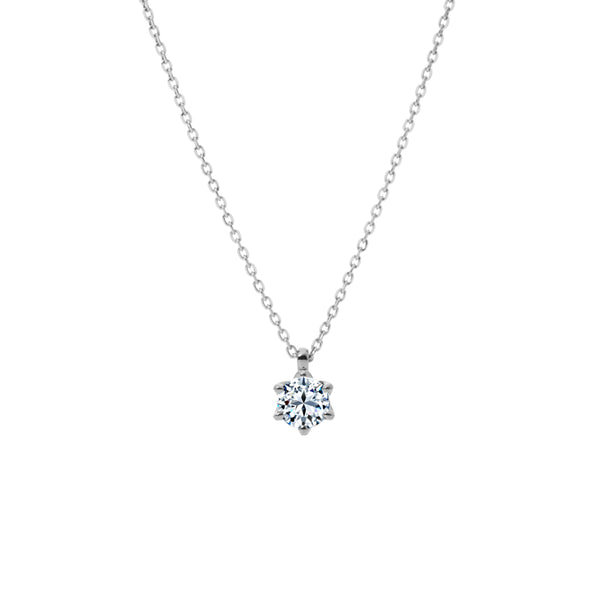 Tulip ~チューリップ~ 一粒ダイヤモンドネックレスPP-43 0.10ct