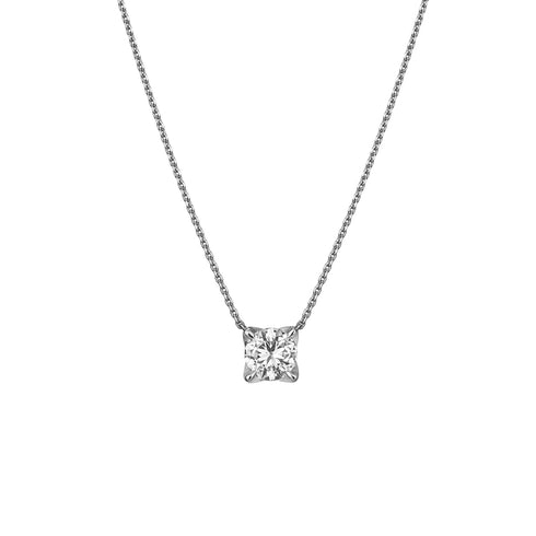 Tulip ~チューリップ~ 一粒ダイヤモンドネックレスPP-42 0.14ct