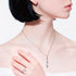 Teardrop ~ティアドロップ~ プラチナ ダイヤモンド トリプル ネックレス AP-121