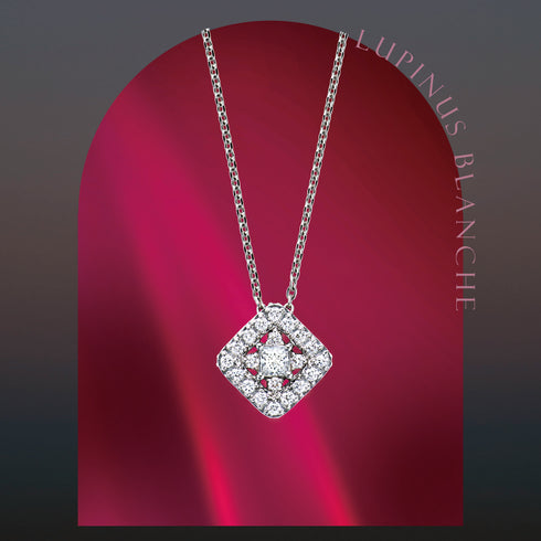 Lupinus Blanche ~ ルピナス・ブランシュ ~ プラチナ ダイヤモンド ネックレス AP-226