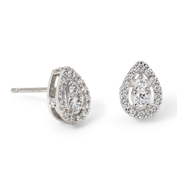 Teardrop  ~ ティアドロップ ~ プラチナ ダイヤモンド ピアス AE-79