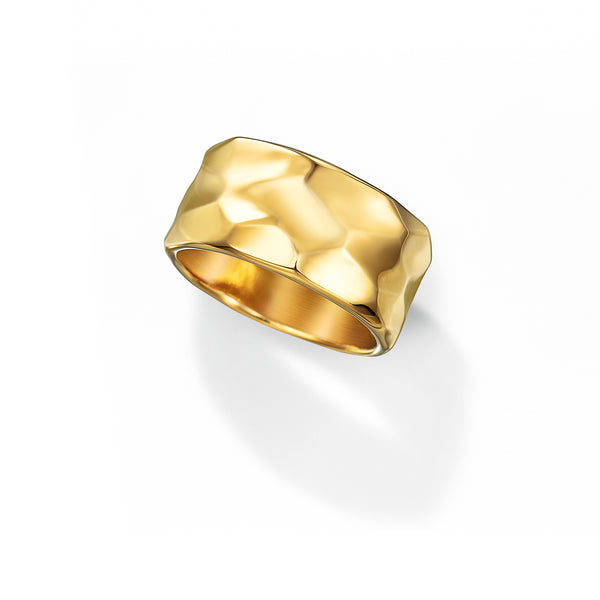 ensemble ~アンサンブル~ SV925 イエローゴールドコーティング ボリュームリング ER-216