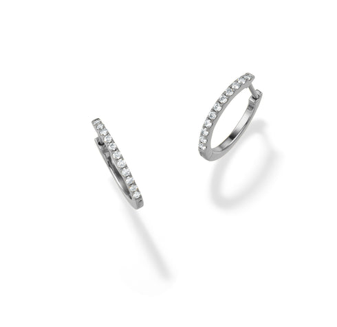 Eternity ~エタニティ~ プラチナ ダイヤモンド フープピアス AE-74