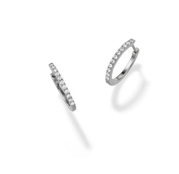 Eternity ~エタニティ~ プラチナ ダイヤモンド フープピアス AE-74