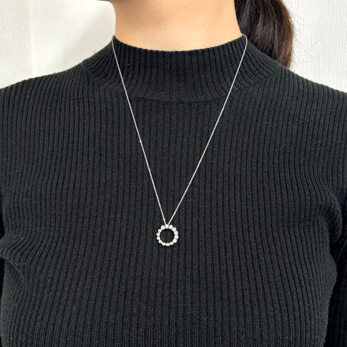 Ripple ~リップル~ K18イエローゴールド ダイヤモンド ネックレス AP-213