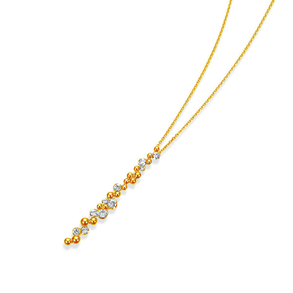 Ripple~リップル~ K18ピンクゴールド ダイヤモンド ネックレス AP-214