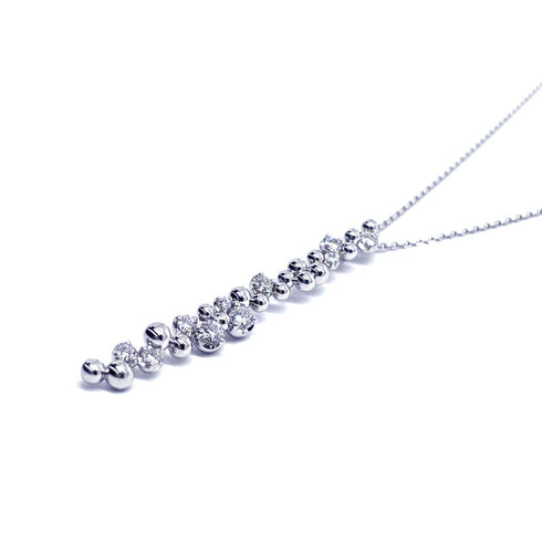 Ripple~リップル~ K18イエローゴールド ダイヤモンド ネックレス AP-214