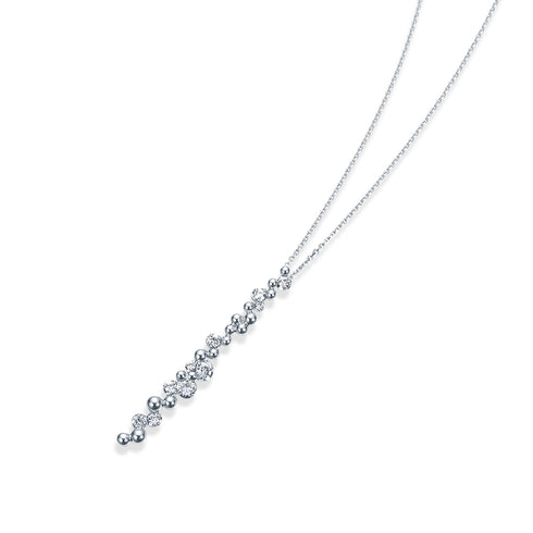 Ripple~リップル~ プラチナ ダイヤモンド ネックレス AP-214