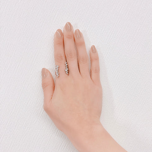 Ripple~リップル~ プラチナ ダイヤモンド リング AR-199