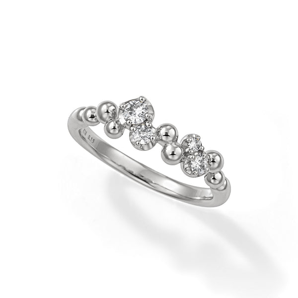 Ripple~リップル~ プラチナ ダイヤモンド リング AR-206