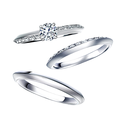 結婚指輪  ブルームーン・ローズ ~愛を照らす~(ダイヤモンド) DM-111/Ladies