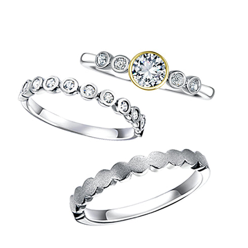 婚約指輪 ウォータードロップ (ダイヤモンド) DR-96