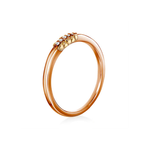 結婚指輪 ラブリィ・ハート ~愛らしく添えたハートたち~(ダイヤモンド) DM-151/Ladies