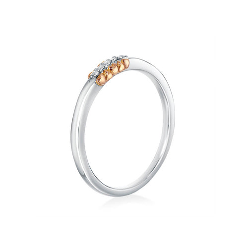 結婚指輪 ラブリィ・ハート ~愛らしく添えたハートたち~(ダイヤモンド) DM-151/Ladies