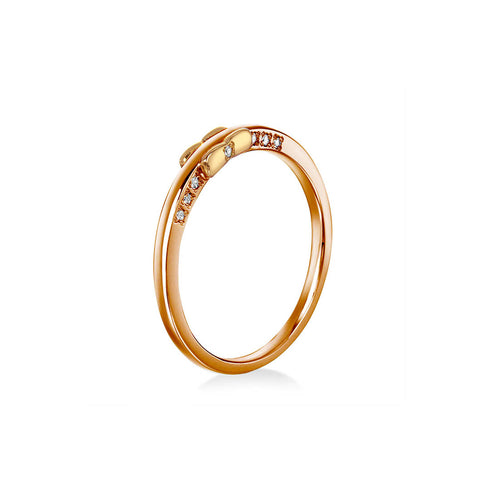 結婚指輪 ラブリー・リボン ~愛らしいリボンを添えて~(ダイヤモンド) DM-153/Ladies