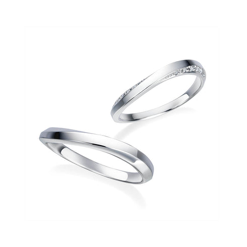 結婚指輪 ホワイトレース  ~感謝~ DM-166/Mens