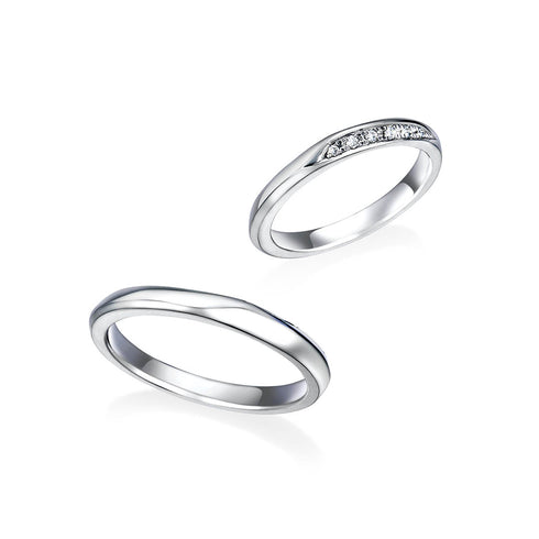 結婚指輪  スズラン ~幸福が訪れる~(ダイヤモンド) DM-58/Ladies