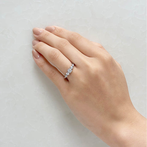 婚約指輪   カルセオラリア(ダイヤモンド)  DR-41