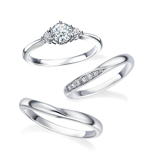 婚約指輪 トルコキキョウ(ダイヤモンド)  DR-62