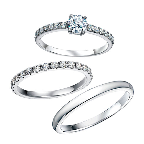 婚約指輪 クレマチス  (ダイヤモンド)DR-68