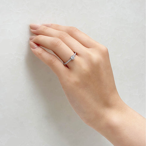 婚約指輪 クレマチス  (ダイヤモンド)DR-68