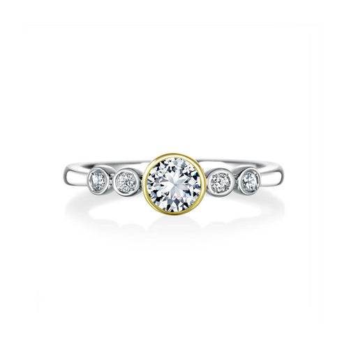 婚約指輪 ウォータードロップ (ダイヤモンド) DR-96