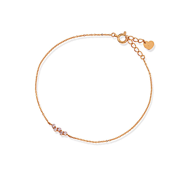 Ripple~リップル~ K18ピンクゴールド ダイヤモンド ブレスレット EB-40