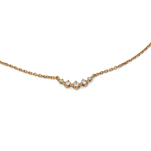 Croissant ~クロワッサン~ K18ピンクゴールド ダイヤモンド ブレスレット EB-43