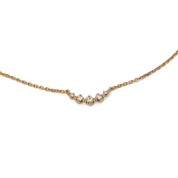 Croissant ~クロワッサン~ K18ピンクゴールド ダイヤモンド ブレスレット EB-43