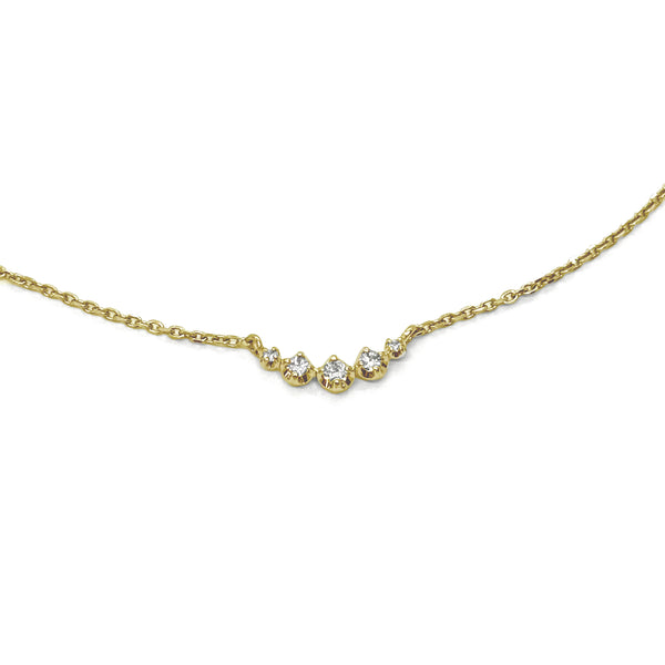 Croissant ~クロワッサン~ K18イエローゴールド ダイヤモンド ブレスレット EB-43