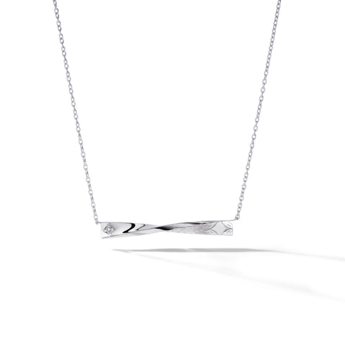 ≪受注販売 バレンタインキャンペーン≫ 青山なぎさコラボジュエリー2025モデル natura(ナトューラ) SV925 O.E.カットダイヤモンド ネックレス EP-334A