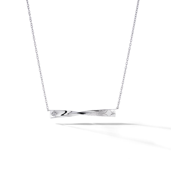 ≪受注販売 バレンタインキャンペーン≫ 青山なぎさコラボジュエリー2025モデル natura(ナトューラ) SV925 O.E.カットダイヤモンド ネックレス EP-334A