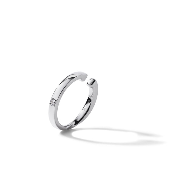 ≪受注販売 バレンタインキャンペーン≫ 青山なぎさコラボジュエリー2025モデル elegans(エレガンス) SV925 O.E.カットダイヤモンド イヤーカフ EE-198A