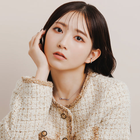 ≪受注販売 バレンタインキャンペーン≫ 青山なぎさコラボジュエリー2025モデル natura(ナトューラ) SV925 O.E.カットダイヤモンド ネックレス EP-334A