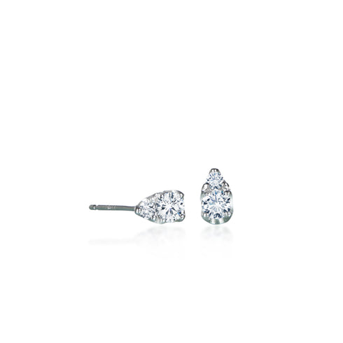 Teardrop ~ティアドロップ~ プラチナ ダイヤモンド ピアス EE-44
