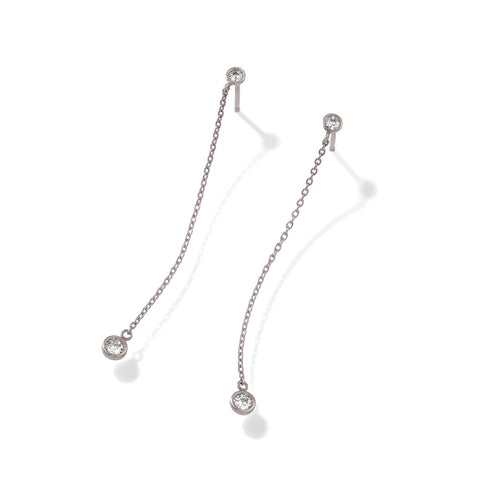 Station~ステーション~ プラチナ ダイヤモンド ピアス EE-123