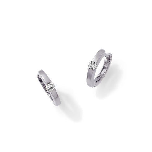 Pierce  K18ホワイトゴールド ダイヤモンド  ピアス EE-193