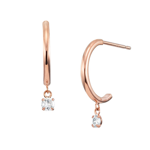 Pierce ~ピアス~  K18ピンクゴールド ダイヤモンド ピアス EE-195