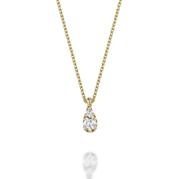 Teardrop  ~ティアドロップ~ K18イエローゴールド ダイヤモンド ネックレス EP-22