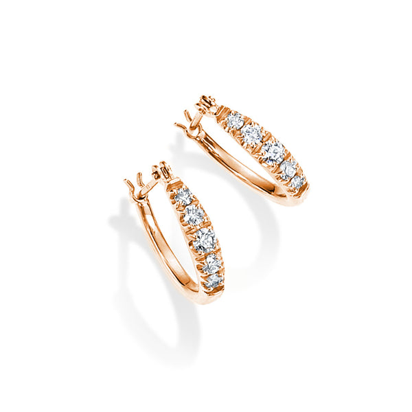 Longtear ~ロングティア~ K18ピンクゴールド ダイヤモンド ピアス  EE-37