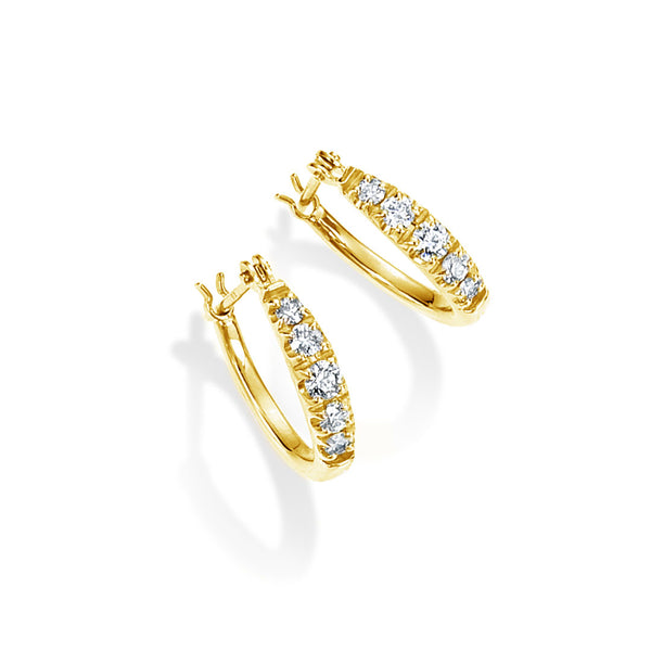 Longtear ~ロングティア~ K18イエローゴールド ダイヤモンド ピアス  EE-37