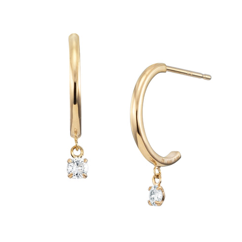 Pierce ~ピアス~  K18イエローゴールド ダイヤモンド ピアス EE-195