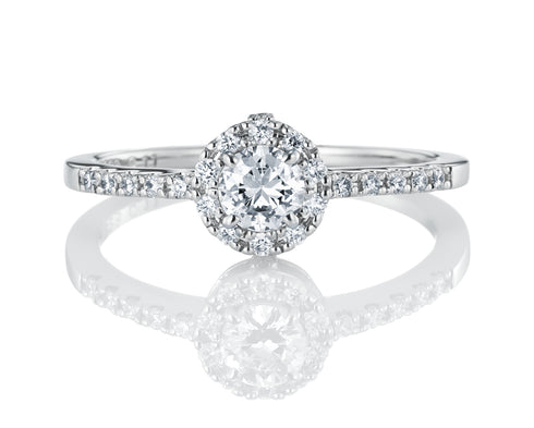 婚約指輪  ルピナス(ダイヤモンド)  DR-108