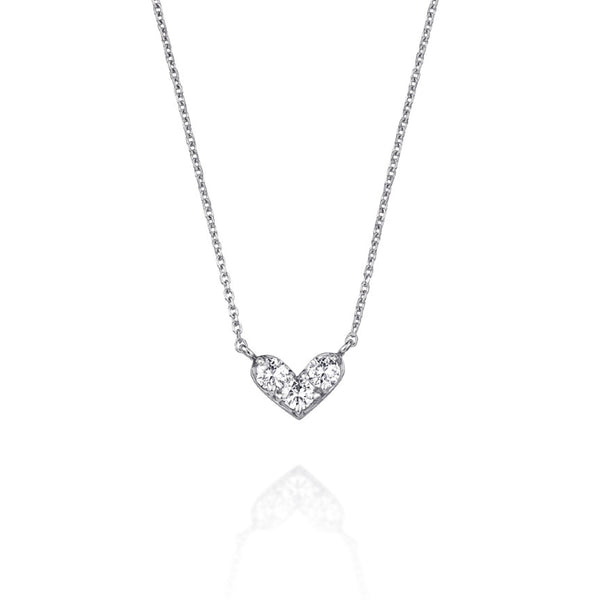 Pretty Heart~プリティハート~ プラチナ ダイヤモンド ネックレス  EP-262