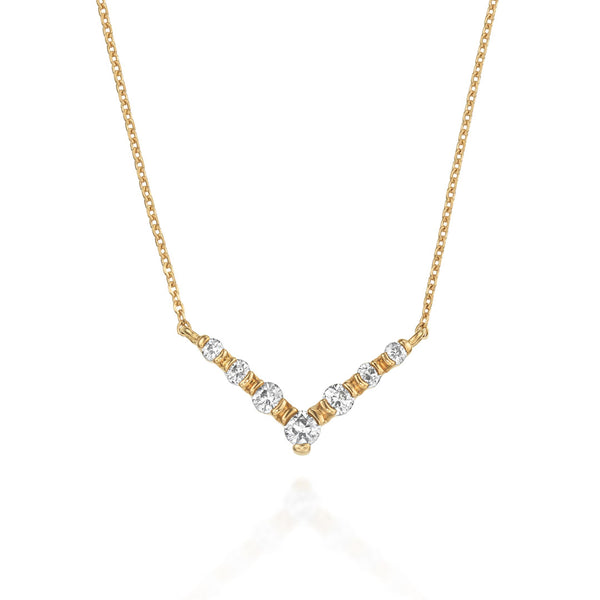 Via Lattea~ ヴィアラッテア~ K18イエローゴールド ダイヤモンド ネックレス EP-263