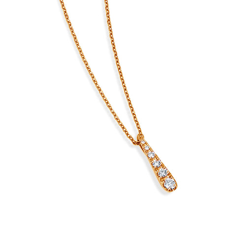 Longtear ~ロングティア~ K18ピンクゴールド ダイヤモンド ネックレス  EP-275