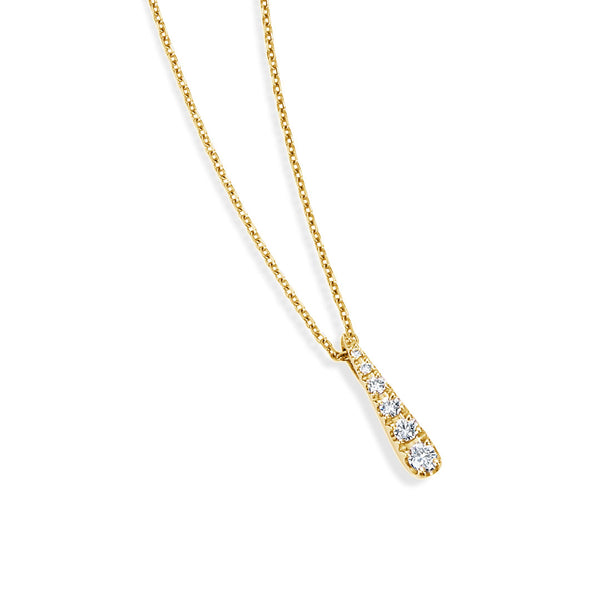 Longtear ~ロングティア~ K18イエローゴールド ダイヤモンド ネックレス  EP-275