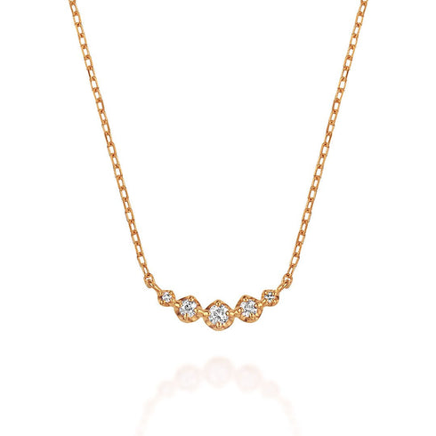 Croissant ~クロワッサン~   K18ピンクゴールド  ダイヤモンド ネックレス  EP-279