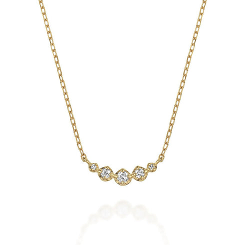 Croissant ~クロワッサン~   K18イエローゴールド  ダイヤモンド ネックレス  EP-279