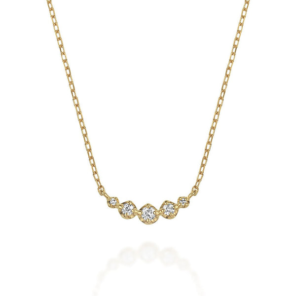 Croissant ~クロワッサン~   K18イエローゴールド  ダイヤモンド ネックレス  EP-279